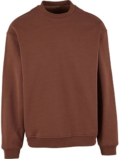 Build your Brand BY 409 Mikina z těžké bavlny "Loose Fit" 56.0409 chocolate brown