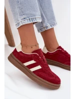 Dámské semišové tenisky na platformě bordové model 21708116 - EVENTO Dámské semišové tenisky na platformě bordové model 21708116 - EVENTO