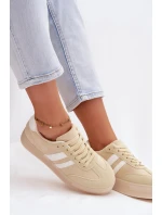 Dámské tenisky na platformě žluté model 21937663 - Boto