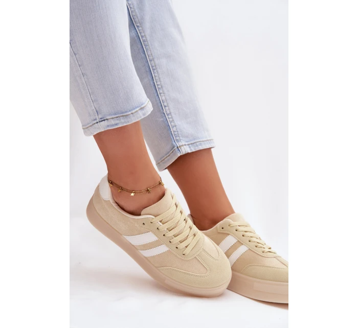 Dámské tenisky na platformě žluté model 21937663 - Boto