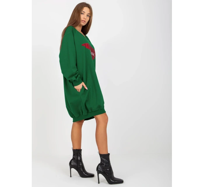 Mikina VI BL model 17846673 tmavě zelená - FPrice