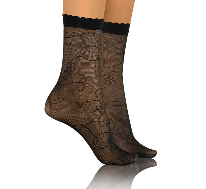 Sesto Senso Vzorované ponožky Black 7