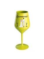 Personalizovaná nerozbitná sklenice s novomanželským párem 