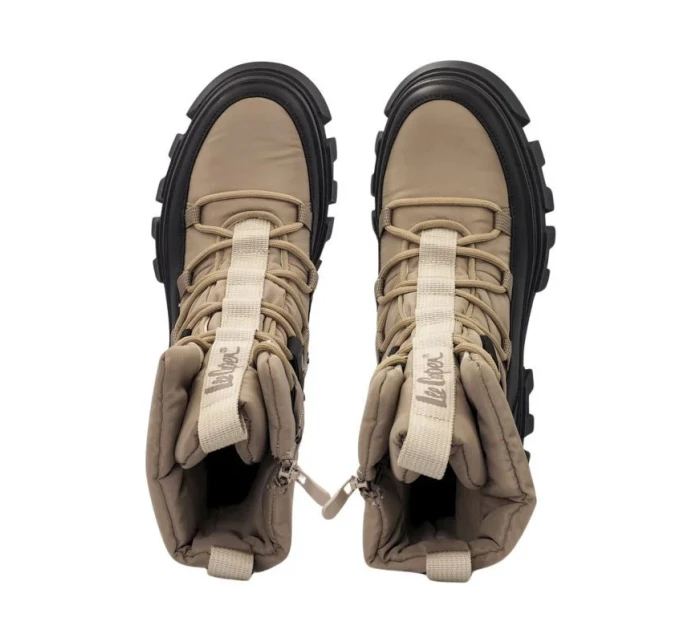 Dámské sněhové boty W LCJ-24-47-3143LA Béžová s černou - Lee Cooper Dámské sněhové boty W LCJ-24-47-3143LA Béžová s černou - Lee Cooper
