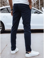 Pánské tmavě modré kalhoty pro volný čas FashionStreet UX4387