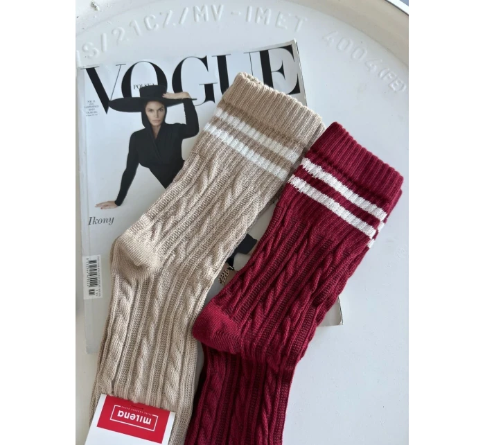 Skarpety 3741 model 20590745 - Milena Skarpety 3741 model 20590745 - Milena