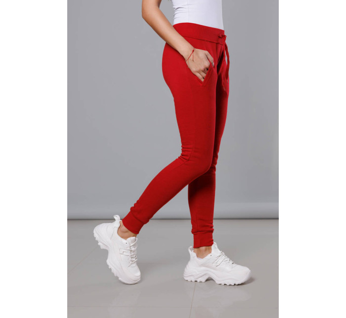 Červené teplákové kalhoty (CK01-18)