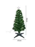 DEKORATIVNÍ VÁNOČNÍ STROMEK VÍCEBAREVNÝ 90CM