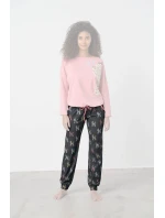 Dámské pyžamové kalhoty Printed Cuffed Pants model 17825449 - Vamp