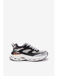 Pánské Sportovní Boty Na Platformě Big Star RR174023 Hi-Poly System Šedé