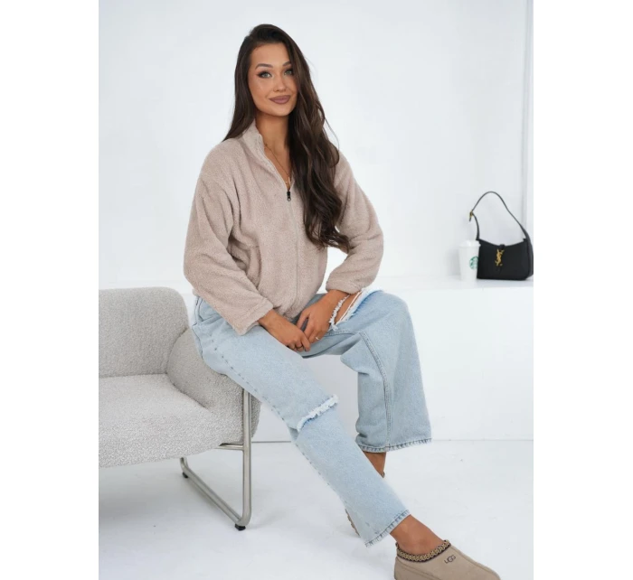 Bluza CS BL model 21920859 jasny beżowy - FPrice Bluza CS BL model 21920859 jasny beżowy - FPrice