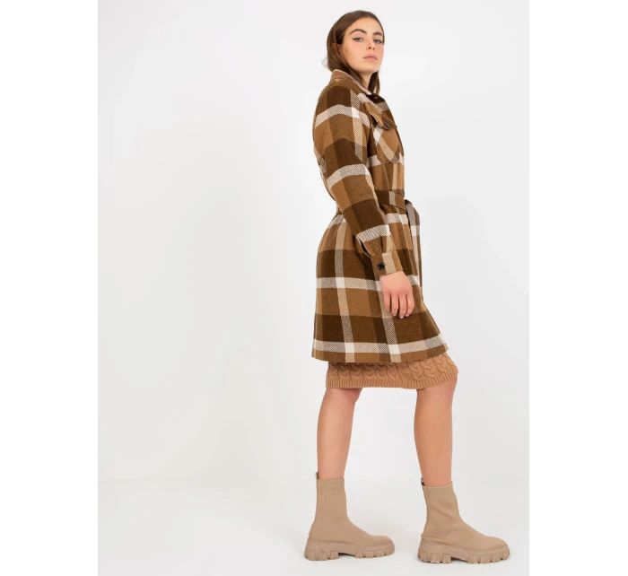 Dámský kabát LK PL  tmavě lila model 17761044 - FPrice