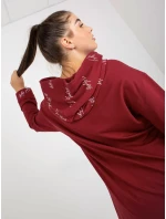 Mikina RV BL 8266.34P kaštanová