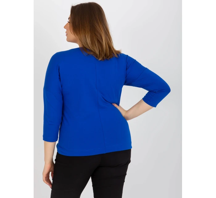 Dámská halenka RV BZ 8457.47P tmavě modrá - FPrice Dámská halenka RV BZ 8457.47P tmavě modrá - FPrice