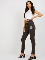 Tepláky RV DR 6742.57 tmavá khaki