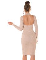 Sexy Knitdress with open back