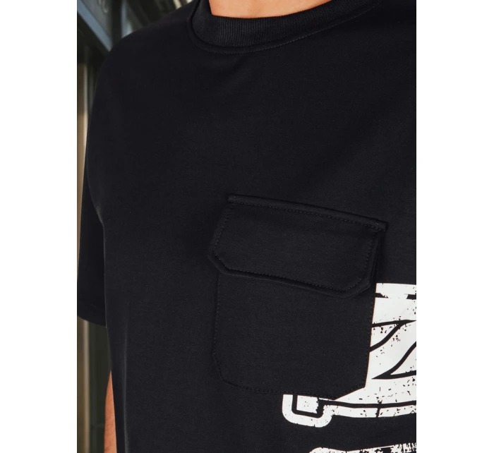 Pánská souprava s potiskem černá Dstreet model 21988649 - FashionStreet