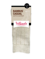 Zimní bambusové ponožky BAMBUS CASUAL UNISEX SOCKS - BELLINDA - černá