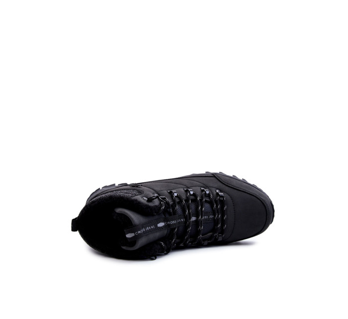 Pánské zateplené boty Trekingové boty Cross Jeans KK1R4022C Černe