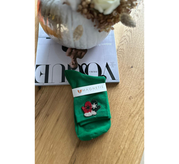 Dámské vánoční ponožky - Rukavičky
