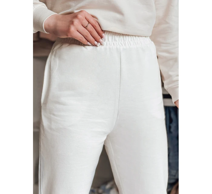 Dámské tepláky SWAN ecru FashionStreet UY2082