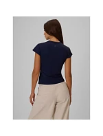 Dámské hladké tričko slim model 22276637 - 4F