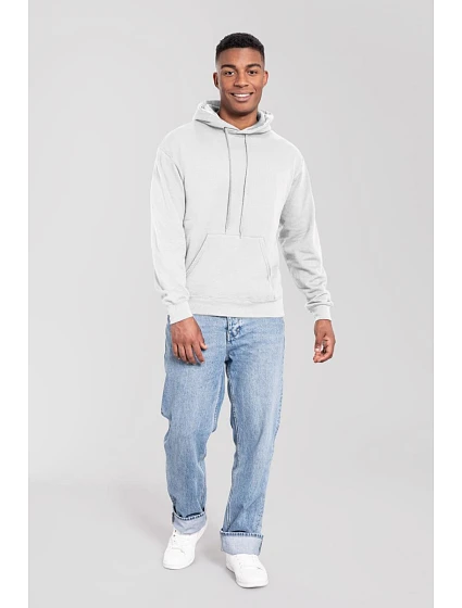 Fruit of the Loom Iconic 250 Hooded Sweat Mikina s kapucí 16.2294 white Fruit of the Loom Iconic 250 Hooded Sweat Mikina s kapucí 16.2294 white