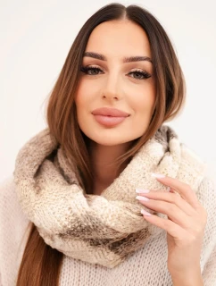 model 21859459 Dámská čepice s kapucí zelená neonová - K-Fashion