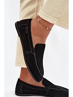 Dámské mokasiny z přírodního semiše Big Star model 22069376 Černé - Big Star Shoes