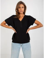 Bluzka RV BZ model 18547056 czarny - FPrice Bluzka RV BZ model 18547056 czarny - FPrice