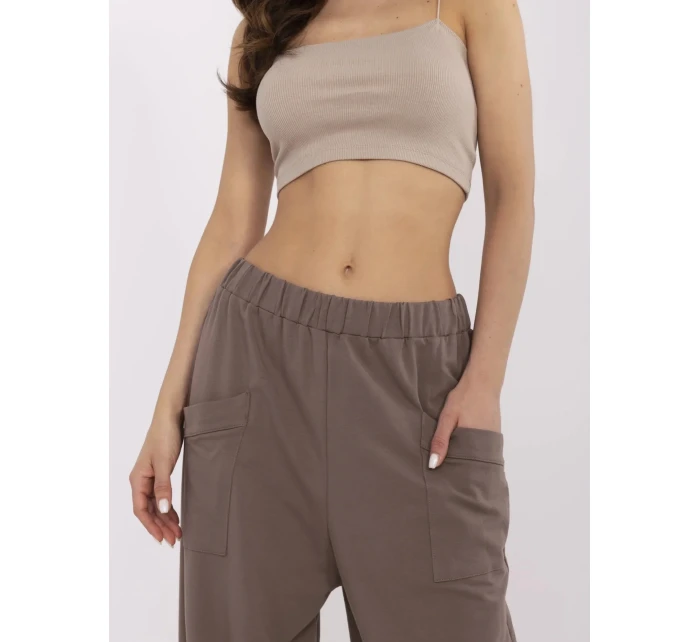 Tepláky RV DR model 21021747 hnědé - FPrice Tepláky RV DR model 21021747 hnědé - FPrice