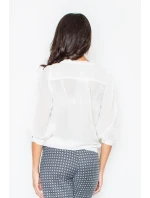 Halenka ecru model 18488110 - Figl Halenka ecru model 18488110 - Figl