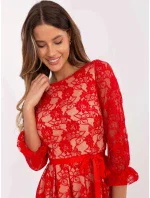 Dámské šaty LK SK  Červená  model 21035363 - FPrice
