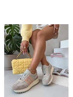 Sportovní boty na platformě model 226035 Solea