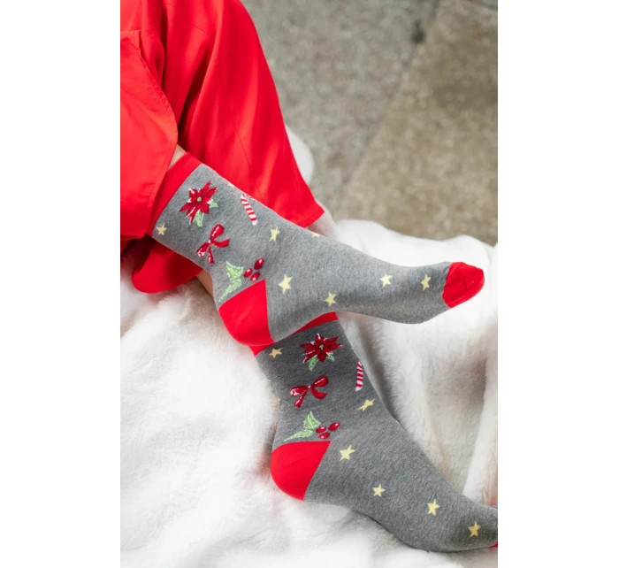 Ponožky Steven art.136 Świąteczne damskie 35-40