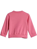 Dětské tepláky Adidas Essentials růžové a šedé JY0303