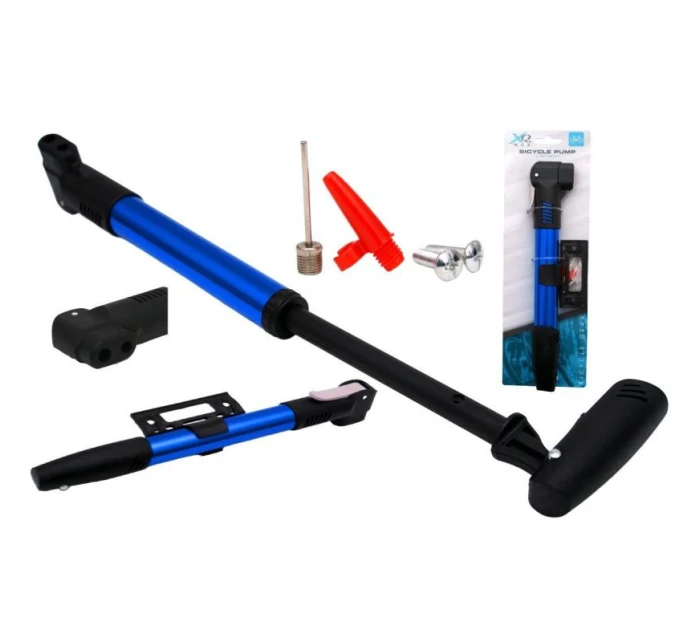 PUMPIČKA NA KOLO MINI ALU XQMAX MODRÁ