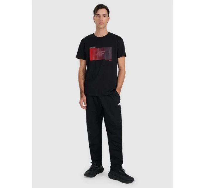 Pánské tričko s potiskem 4F 4FRAW25TTSHM3224-20S