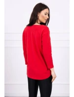 Halenka s potiskem Tide červená