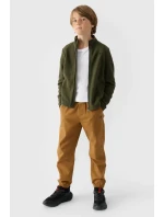 Fleecová Mikina S  Khaki model 21674835 - 4F