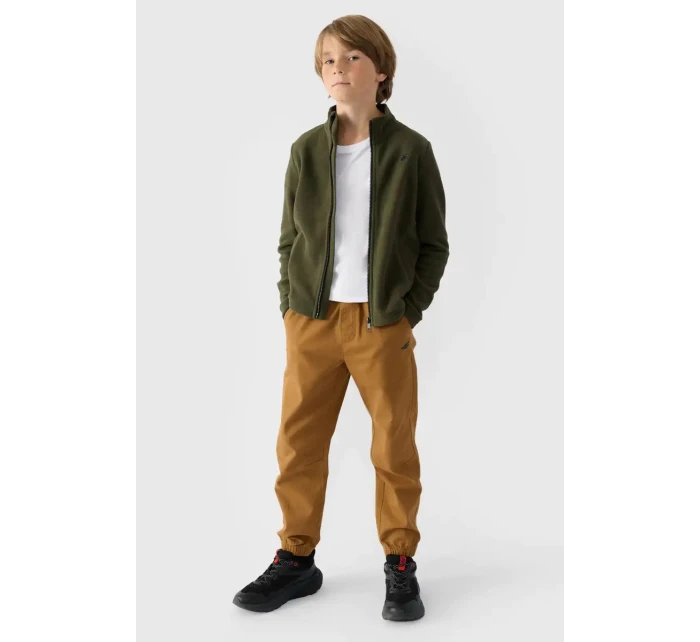 Fleecová Mikina S  Khaki model 21674835 - 4F