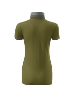 Collar Up polokošile dámská avocado green