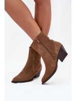 Boty na podpatku  model 222488 Step in style