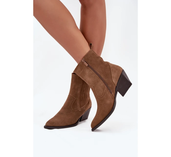 Boty na podpatku  model 222488 Step in style