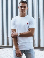 FashionStreet pánské bílé tričko RX5564 FashionStreet pánské bílé tričko RX5564