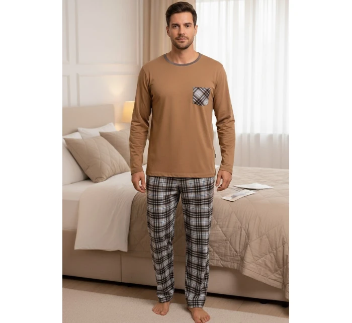 Pyžamo Regina 488 long/r M-XL Z25/26 pánské Pyžamo Regina 488 long/r M-XL Z25/26 pánské