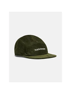 Čepice PEAK PERFORMANCE Cord Cap, zelená barva