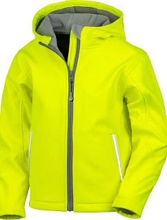 R Dětská 3vrstvá softshellová bunda s kapucí neon model 22427993 - Result