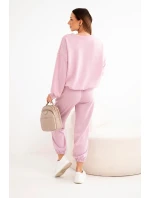 Dámský komplet srdíčkový výřez tmavě růžový Dámský komplet srdíčkový výřez tmavě růžový