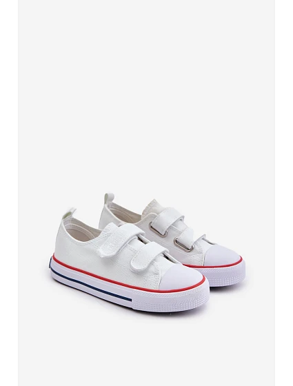 Dětské Tenisky Na Suchý Zipper Big Star model 21676386 Bílé - Big Star Shoes Dětské Tenisky Na Suchý Zipper Big Star model 21676386 Bílé - Big Star Shoes